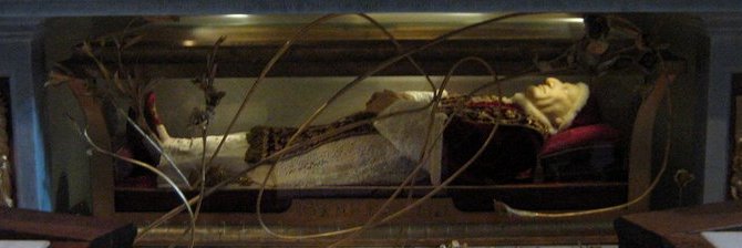 Ciało papieża Jana XXIII, które nie uległo rozkładowi